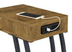 Troy - 1-Drawer C-Shaped Side Table Power Outlet – Side Tables by CoasterEssence at Furniture Wholesale Plus , Nashville furniture store