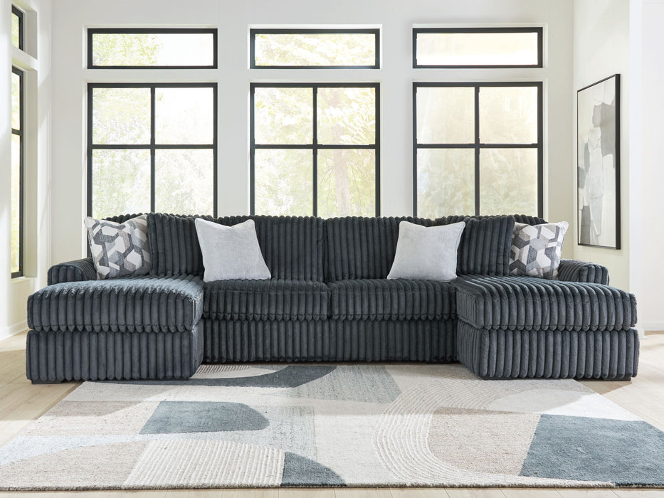 Midnight-Madness - Sectional – Stationary Sectionals by Signature Design by Ashley® at Furniture Wholesale Plus , Nashville furniture store