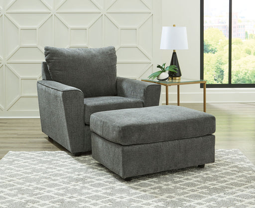 Stairatt - Living Room Set - Premium Stationary Chair & Ottoman from Signature Design by Ashley® - Just $648! Shop now at Furniture Wholesale Plus  We are the best furniture store in Nashville, Hendersonville, Goodlettsville, Madison, Antioch, Mount Juliet, Lebanon, Gallatin, Springfield, Murfreesboro, Franklin, Brentwood