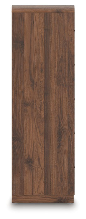 Fortlorn - Five Drawer Chest - Walnut Brown – Accent Chests by Signature Design by Ashley® at Furniture Wholesale Plus , Nashville furniture store