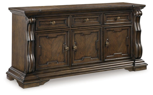 Maylee - Dark Brown - Dining Room Buffet - Premium Servers from Signature Design by Ashley® - Just $988! Shop now at Furniture Wholesale Plus  We are the best furniture store in Nashville, Hendersonville, Goodlettsville, Madison, Antioch, Mount Juliet, Lebanon, Gallatin, Springfield, Murfreesboro, Franklin, Brentwood