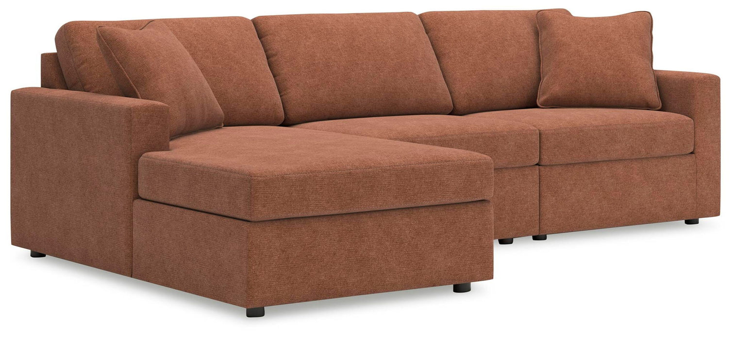 Modmax - L-Shaped Sectional - Spice – Stationary Sectionals by Signature Design by Ashley® at Furniture Wholesale Plus , Nashville furniture store