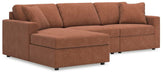 Modmax - L-Shaped Sectional - Spice – Stationary Sectionals by Signature Design by Ashley® at Furniture Wholesale Plus , Nashville furniture store