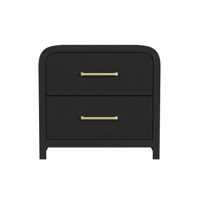 Ridgemont - 2-Drawer Nightstand With USB – Nightstands w/ Charging Stations by Elements International at Furniture Wholesale Plus , Nashville furniture store
