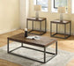 Lorenza - 3 Piece Table Set - Brown – Table Sets by Steve Silver Furniture at Furniture Wholesale Plus , Nashville furniture store