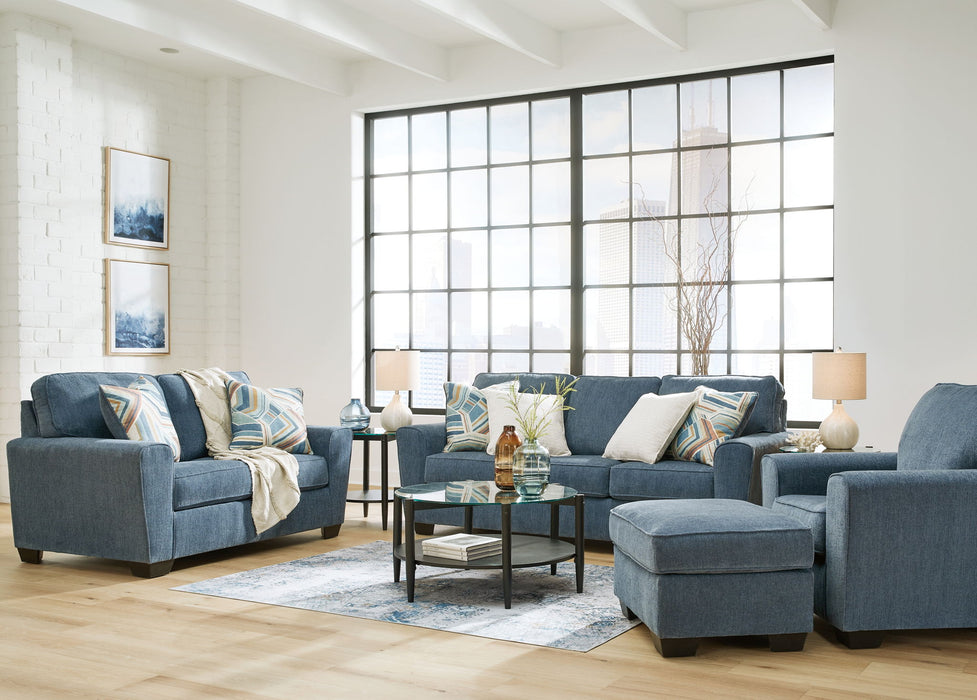 Cashton - Living Room Set – Stationary Chair & Ottoman by Signature Design by Ashley® at Furniture Wholesale Plus , Nashville furniture store