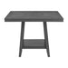 Seneca - Square Counter Table With Lazy Susan – Counter Tables by Elements International at Furniture Wholesale Plus , Nashville furniture store