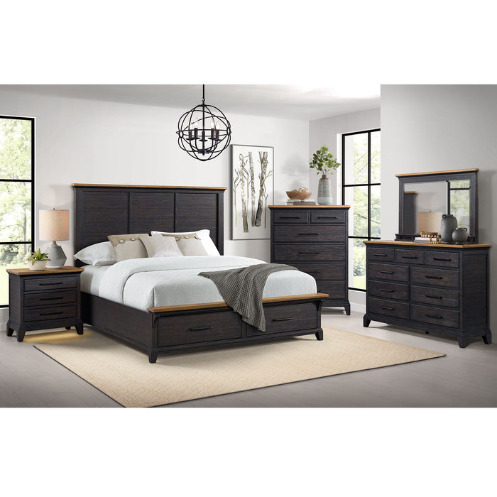 Montrose - Chest - Espresso & Brown – Accent Chests by Elements International at Furniture Wholesale Plus , Nashville furniture store