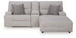 Acklen Place - 4 Pc. - 3-Piece Power Reclining Sectional Sofa With Raf Chaise, Wide Seat Power Recliner - Pewter – 4 Piece Living Room Sets by Signature Design by Ashley® at Furniture Wholesale Plus , Nashville furniture store