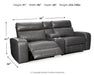Samperstone - Power Reclining Sectional – Reclining Sectionals by Signature Design by Ashley® at Furniture Wholesale Plus , Nashville furniture store