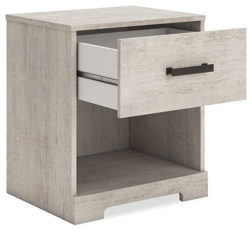 Shawburn - One Drawer Night Stand - Gray – Accent Nightstands by Signature Design by Ashley® at Furniture Wholesale Plus , Nashville furniture store