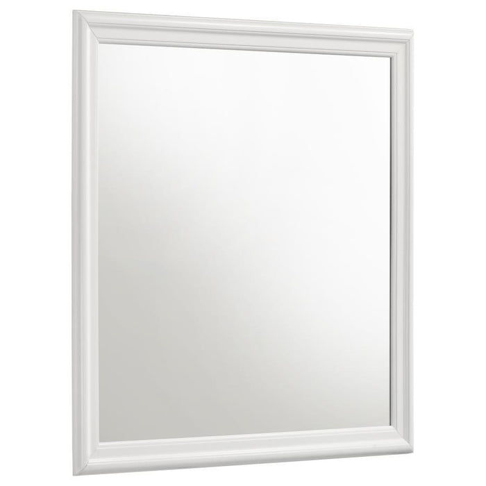 Louis Philippe - 38.25" Dresser Mirror - White – Mirrors by Coaster Fine Furniture at Furniture Wholesale Plus , Nashville furniture store
