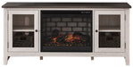 Dorrinson - TV Stand With Fireplace Insert – Fireplace TV Stands by Signature Design by Ashley® at Furniture Wholesale Plus , Nashville furniture store