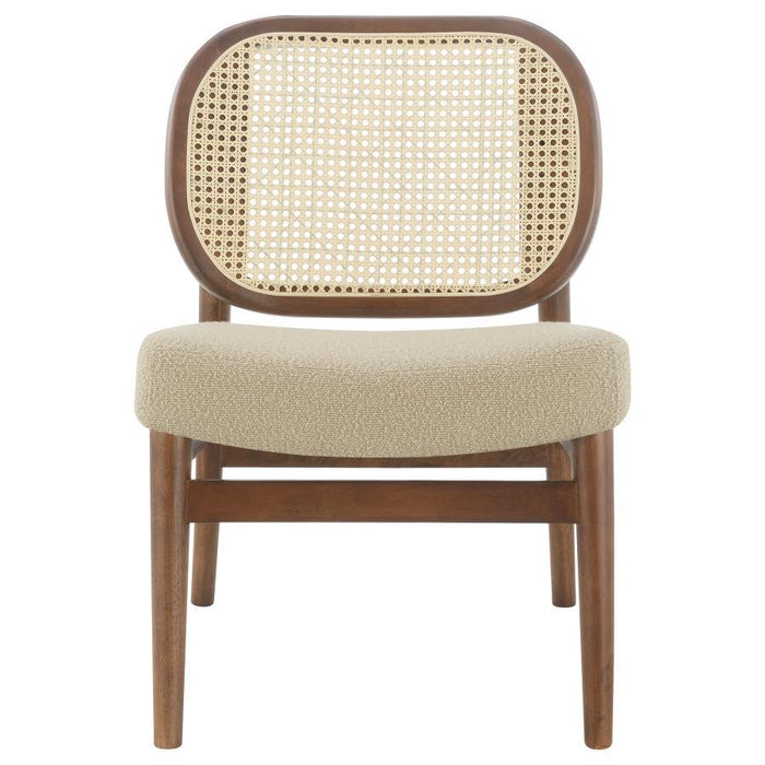 Rayo - Rattan Cane Back Accent Chair With Padded Seat - Premium Accent Chairs from Coaster Fine Furniture - Just $289! Shop now at Furniture Wholesale Plus  We are the best furniture store in Nashville, Hendersonville, Goodlettsville, Madison, Antioch, Mount Juliet, Lebanon, Gallatin, Springfield, Murfreesboro, Franklin, Brentwood