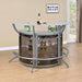 Dallas - 3-Piece Curved Freestanding Home Bar Cabinet - Premium Home Bars from CoasterEssence - Just $999! Shop now at Furniture Wholesale Plus  We are the best furniture store in Nashville, Hendersonville, Goodlettsville, Madison, Antioch, Mount Juliet, Lebanon, Gallatin, Springfield, Murfreesboro, Franklin, Brentwood