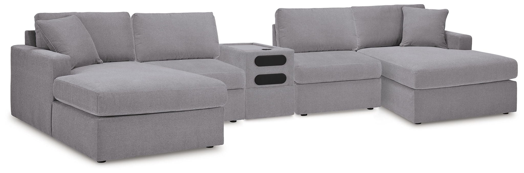 Modmax - Sectional - Granite – Stationary Sectionals by Signature Design by Ashley® at Furniture Wholesale Plus , Nashville furniture store