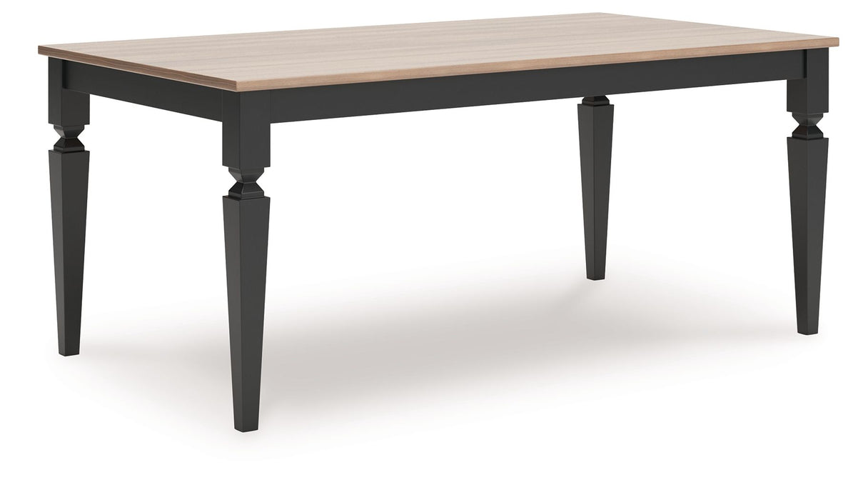 Brenkerton - Rectangular Dining Room Table - Grayish Brown / Black – Dining Tables by Signature Design by Ashley® at Furniture Wholesale Plus , Nashville furniture store
