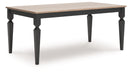 Brenkerton - Rectangular Dining Room Table - Grayish Brown / Black – Dining Tables by Signature Design by Ashley® at Furniture Wholesale Plus , Nashville furniture store
