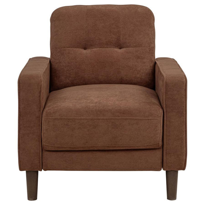 Bowen II - Upholstered Track Arm Accent Chair – Arm Chairs by Coaster Fine Furniture at Furniture Wholesale Plus , Nashville furniture store