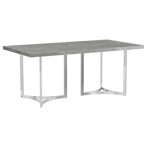 Sterling - Rectangular Dining Table - Gray - Premium Dining Tables from Coaster Fine Furniture - Just $559! Shop now at Furniture Wholesale Plus  We are the best furniture store in Nashville, Hendersonville, Goodlettsville, Madison, Antioch, Mount Juliet, Lebanon, Gallatin, Springfield, Murfreesboro, Franklin, Brentwood