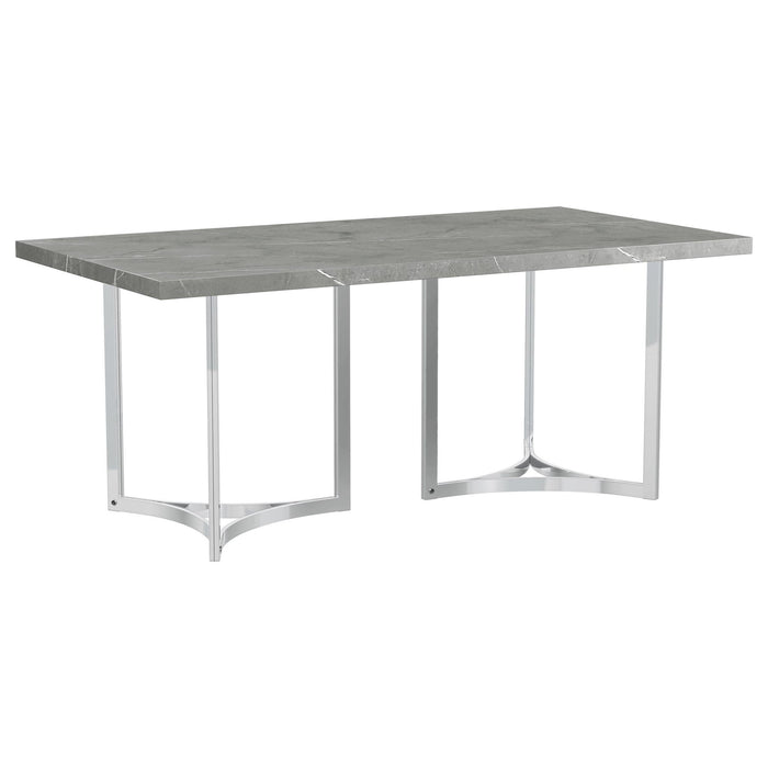 Sterling - Rectangular Dining Table - Gray – Dining Tables by Coaster Fine Furniture at Furniture Wholesale Plus , Nashville furniture store