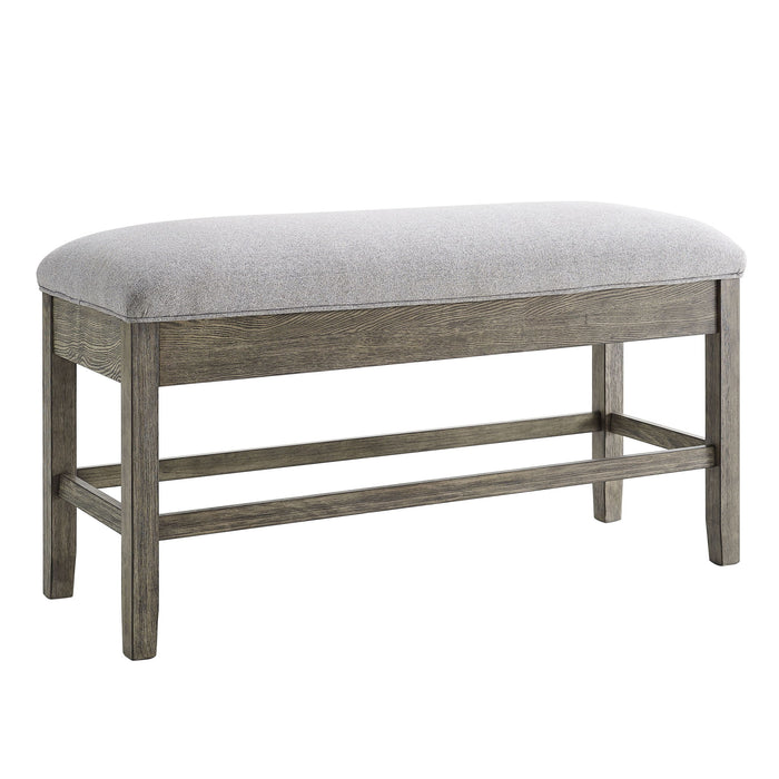 Grayson - Counter Bench - Gray / Light Brown – Counter Benches by Steve Silver Furniture at Furniture Wholesale Plus , Nashville furniture store