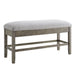 Grayson - Counter Bench - Gray / Light Brown – Counter Benches by Steve Silver Furniture at Furniture Wholesale Plus , Nashville furniture store