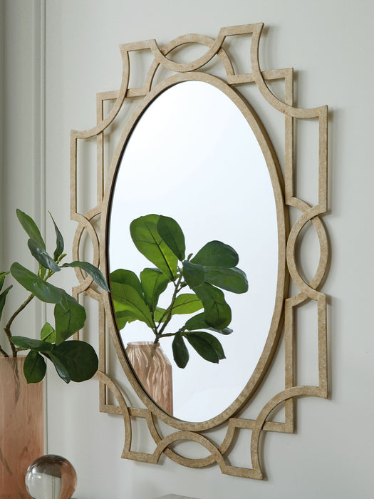 Fulkmore - Accent Mirror - Antique Gold Finish – Accent Mirrors by Signature Design by Ashley® at Furniture Wholesale Plus , Nashville furniture store