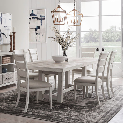 Backroads - Trestle Table Set – 5 Piece Dining Room Sets by Liberty Furniture at Furniture Wholesale Plus , Nashville furniture store