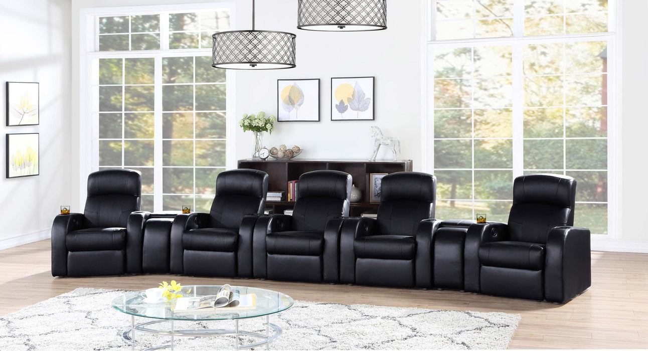 Cyrus Upholstered Recliner Home Theater Set - Premium Living Room Set from Coaster Z2 Standard - Just $1950! Shop now at Furniture Wholesale Plus  We are the best furniture store in Nashville, Hendersonville, Goodlettsville, Madison, Antioch, Mount Juliet, Lebanon, Gallatin, Springfield, Murfreesboro, Franklin, Brentwood