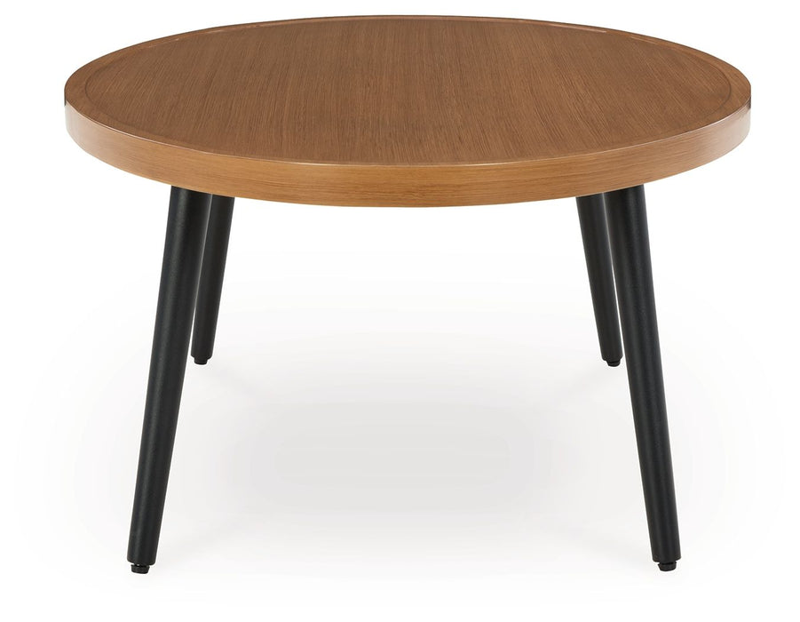Horizon Hall - Cocktail Table - Two-tone Brown – Coffee Tables by Signature Design by Ashley® at Furniture Wholesale Plus , Nashville furniture store
