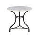Claire - White Marble Top Round - White – Dining Tables by Steve Silver Furniture at Furniture Wholesale Plus , Nashville furniture store