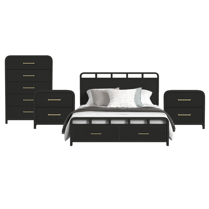 Ridgemont - Storage Bedroom Set – 3 Piece Bedroom Sets by Elements International at Furniture Wholesale Plus , Nashville furniture store