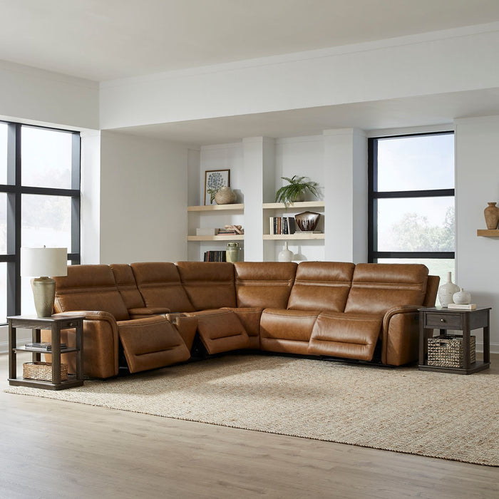 Cooper - 6 Piece Sectional – Reclining Sectionals by Liberty Furniture at Furniture Wholesale Plus , Nashville furniture store