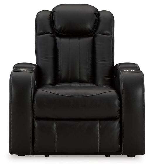 Caveman Den - Power Recliner/ Adj Headrest - Midnight – Reclining Chairs by Signature Design by Ashley® at Furniture Wholesale Plus , Nashville furniture store