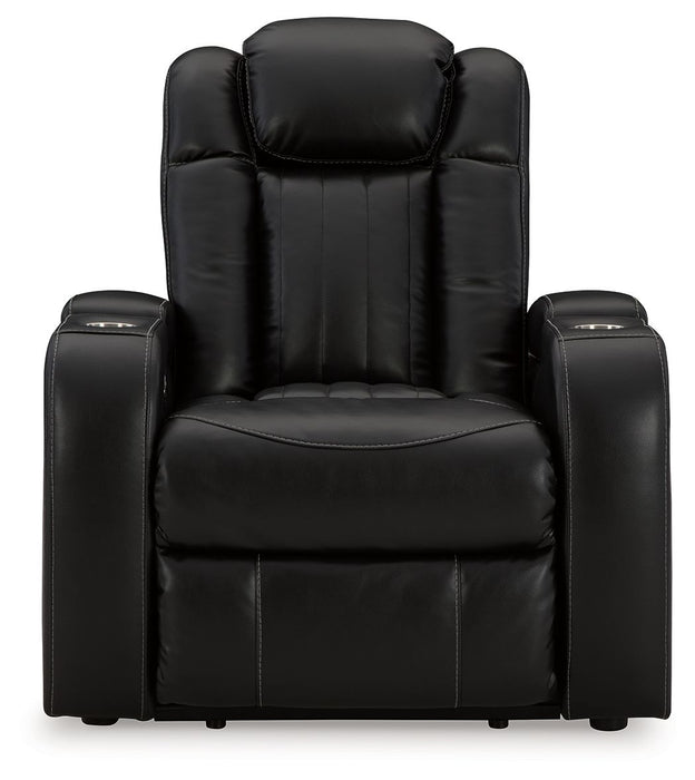 Caveman Den - Power Recliner/ Adj Headrest - Midnight – Reclining Chairs by Signature Design by Ashley® at Furniture Wholesale Plus , Nashville furniture store