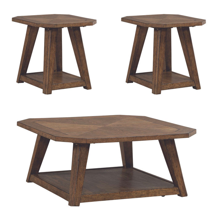 Carolina Park - Optional 3 Piece Set - Amber Brown – Table Sets by Liberty Furniture at Furniture Wholesale Plus , Nashville furniture store