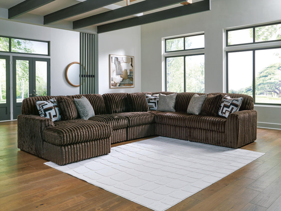 Midnight-Madness - Sectional – Stationary Sectionals by Signature Design by Ashley® at Furniture Wholesale Plus , Nashville furniture store