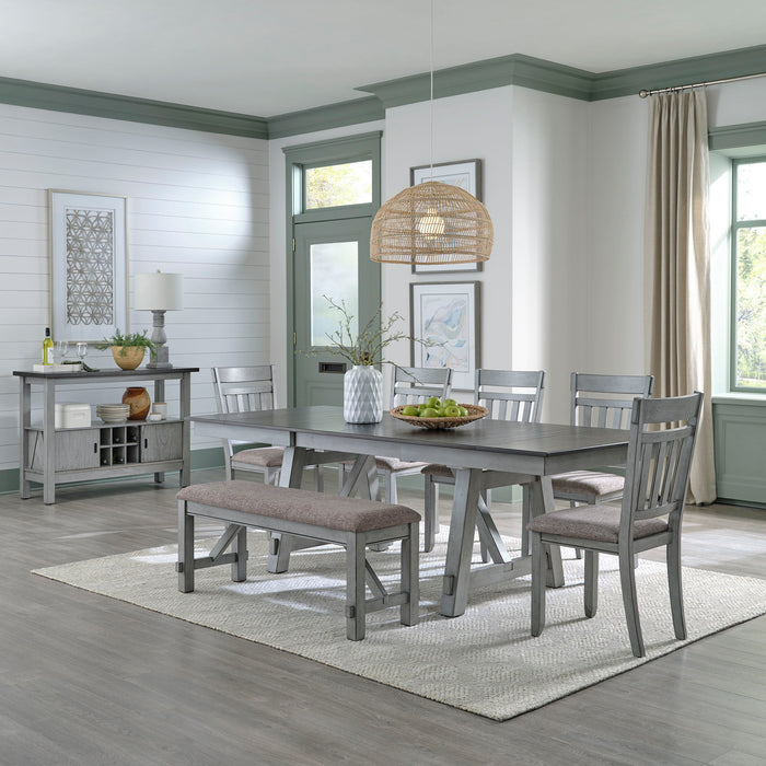 Newport - Trestle Table Set – 5 Piece Dining Room Sets by Liberty Furniture at Furniture Wholesale Plus , Nashville furniture store