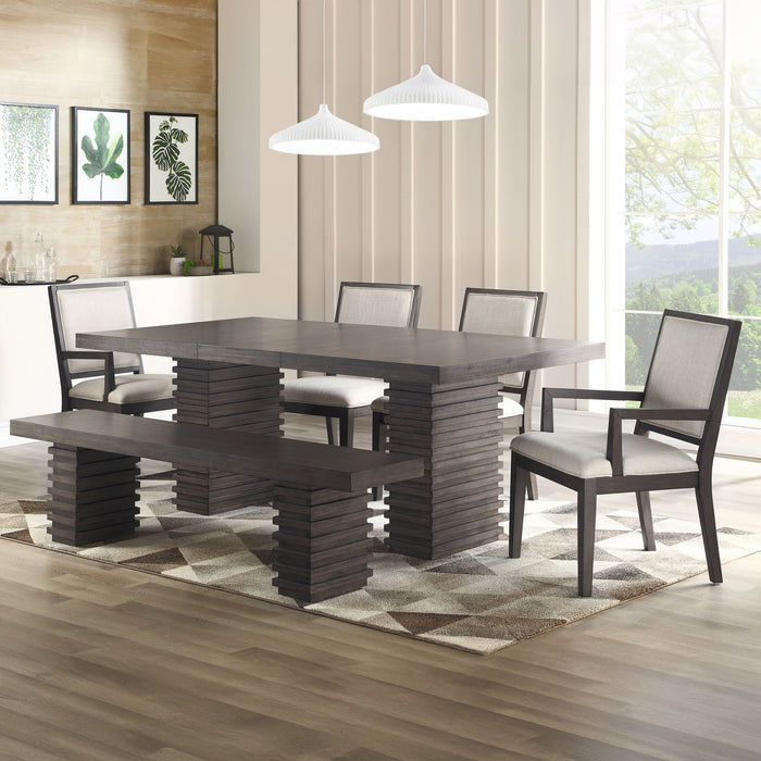 Mila - Dining Set – 7 Piece Dining Room Sets by Steve Silver Furniture at Furniture Wholesale Plus , Nashville furniture store