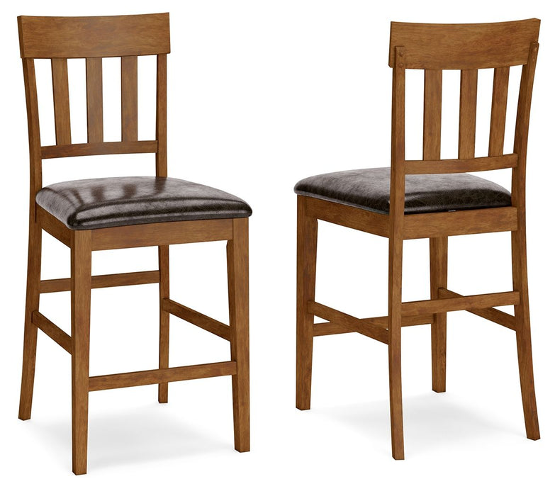 Ralene - Upholstered Barstool (Set of 2) - Medium Brown – Stool Sets by Signature Design by Ashley® at Furniture Wholesale Plus , Nashville furniture store