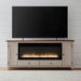 Fireplace TV Consoles - 80" Console With Fire FTS Set - Brown / White – Fireplace TV Stands by Liberty Furniture at Furniture Wholesale Plus , Nashville furniture store