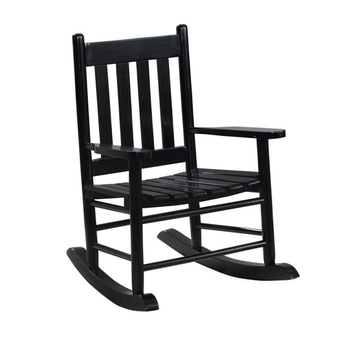 Annie Slat Back Youth Rocking Chair Black - Premium Rocking Chair from Coaster Z2 Standard - Just $86! Shop now at Furniture Wholesale Plus  We are the best furniture store in Nashville, Hendersonville, Goodlettsville, Madison, Antioch, Mount Juliet, Lebanon, Gallatin, Springfield, Murfreesboro, Franklin, Brentwood