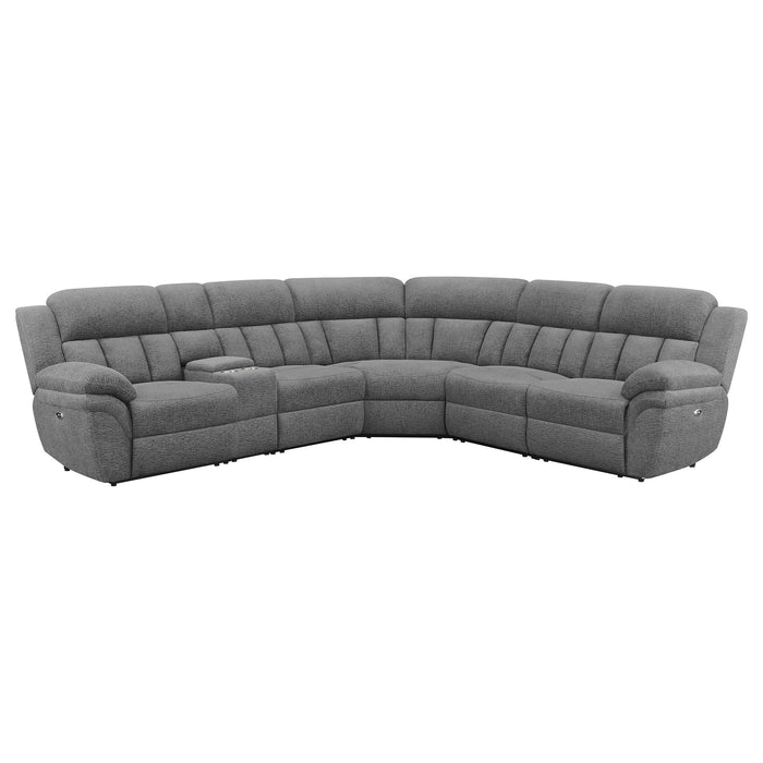 Bahrain 6-piece Upholstered Power Sectional Charcoal - Premium Sectional from Coaster Z2 Standard - Just $2798! Shop now at Furniture Wholesale Plus  We are the best furniture store in Nashville, Hendersonville, Goodlettsville, Madison, Antioch, Mount Juliet, Lebanon, Gallatin, Springfield, Murfreesboro, Franklin, Brentwood