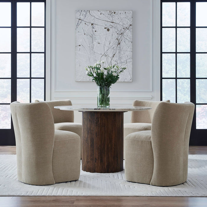 Accent Dining - Dining Chair With Casters Accent – Side Chairs by Liberty Furniture at Furniture Wholesale Plus , Nashville furniture store