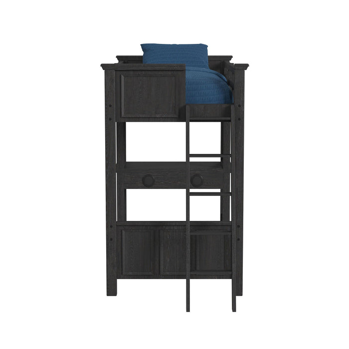 Hampton Kids - Loft Bed With Ladder And Desk With Speaker – Loft Beds by Elements International at Furniture Wholesale Plus , Nashville furniture store