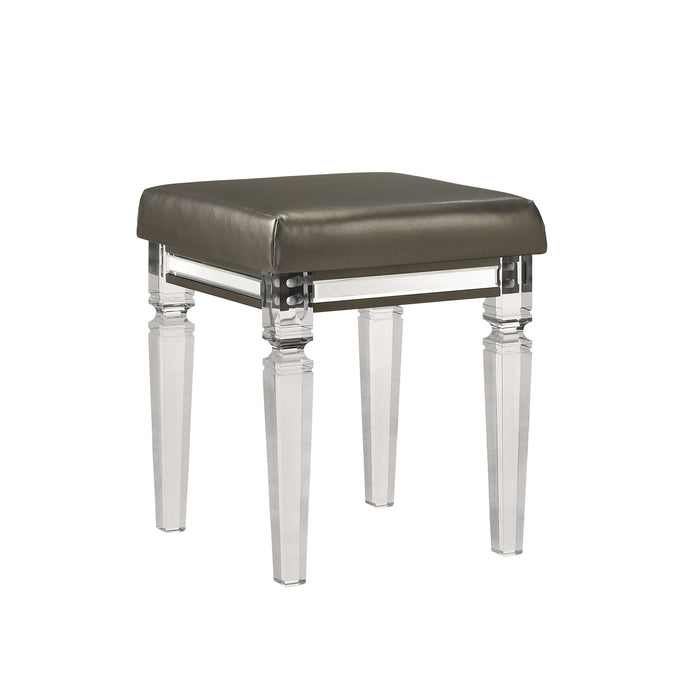 Twenty Nine - Vanity Stool With Acrylic Leg – Vanity Stools by Elements International at Furniture Wholesale Plus , Nashville furniture store