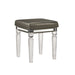Twenty Nine - Vanity Stool With Acrylic Leg – Vanity Stools by Elements International at Furniture Wholesale Plus , Nashville furniture store