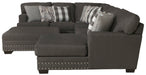 Crawford - Sectional With Cocktail Ottoman – 2 Piece Living Room Sets by Jackson at Furniture Wholesale Plus , Nashville furniture store