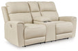 Dahlmoore - Dbl Power Reclining Loveseat With Console - Almond – Reclining Loveseats by Signature Design by Ashley® at Furniture Wholesale Plus , Nashville furniture store